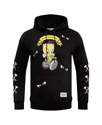 Men's and Women's Freeze Max Black Looney Tunes Franken Tweety Pullover Hoodie