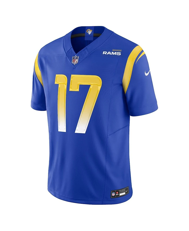 Men's Nike Puka Nacua Royal Los Angeles Rams Vapor F.u.s.e. Limited Jersey
