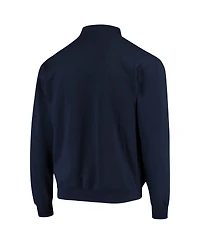 Men's Colosseum Navy Montana State Bobcats Tortugas Logo Quarter-Zip Jacket