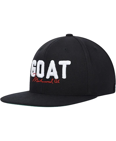 Men's and Women's Contenders Clothing Black Muhammad Ali Goat Snapback Hat