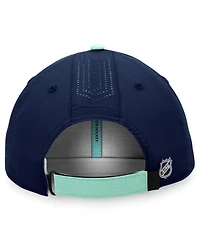 Men's Fanatics Deep Sea Blue Seattle Kraken Authentic Pro Rink Pinnacle Adjustable Hat
