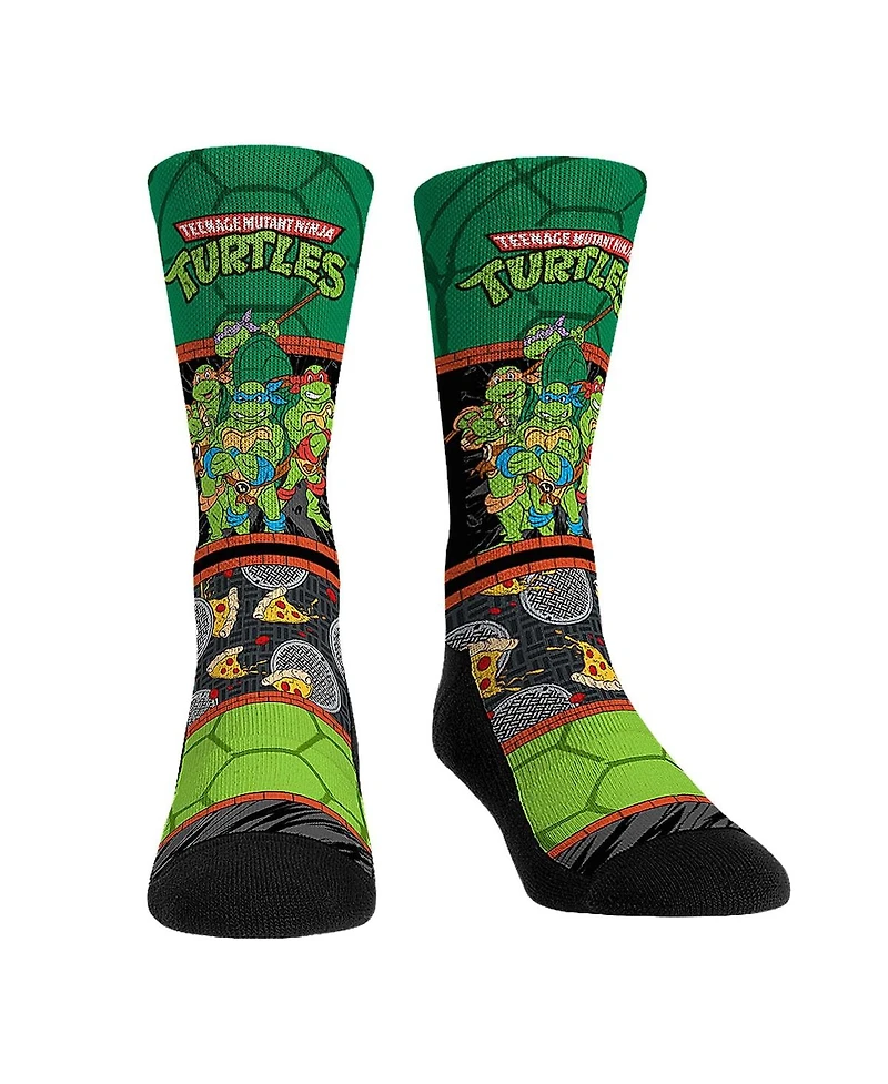 Men's and Women's Rock 'Em Socks Teenage Mutant Ninja Turtles Showtime Crew