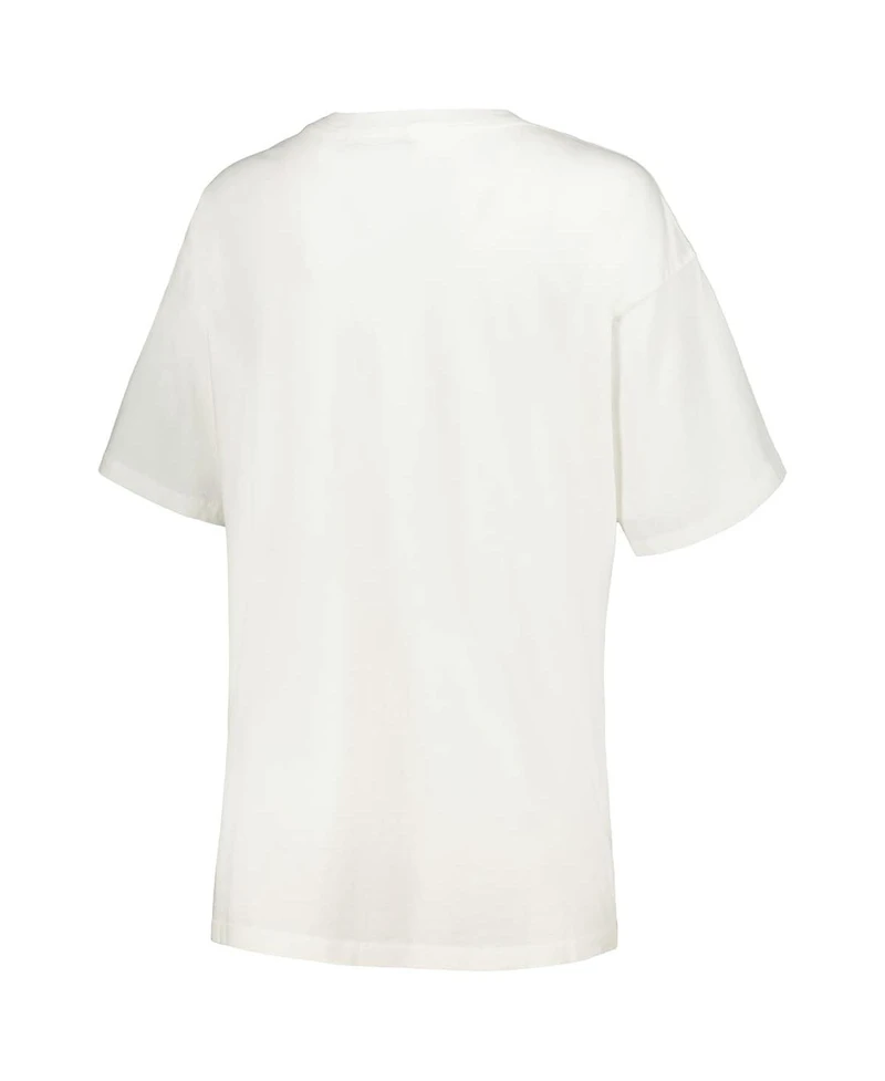 Women's Daydreamer White Distressed Wu-Tang Graphic T-shirt