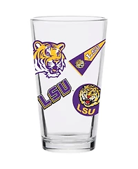 Lsu Tigers 16 Oz Medley Distressed Vintage-Like Pint Glass