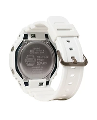 G-Shock Men's Analog Digital White Resin Watch, 45.4mm, GA2100-7A7