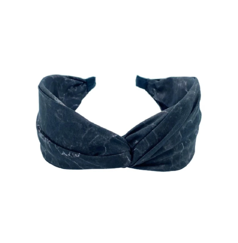 Women s Soft Marble Headband - Black