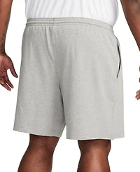 Nike Men's Club Relaxed-Fit Logo Embroidered Shorts