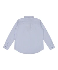 Brooks Brothers Big Boys Pinstripe Woven Long Sleeve Oxford Shirt
