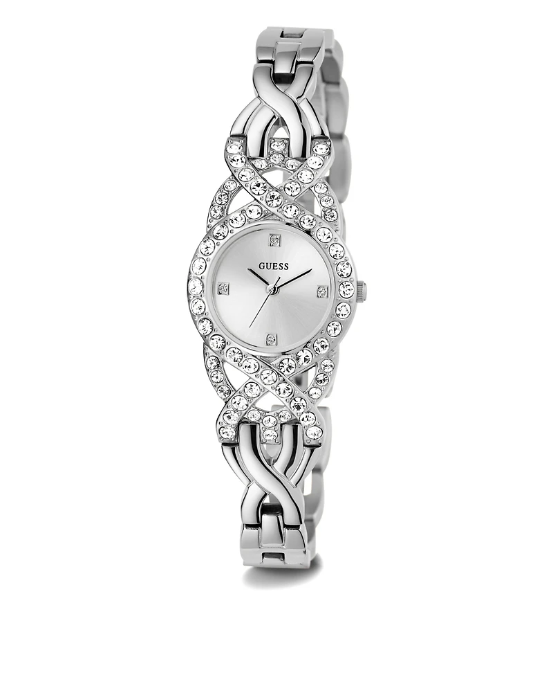Women's Analog Silver-Tone Steel Watch 23mm