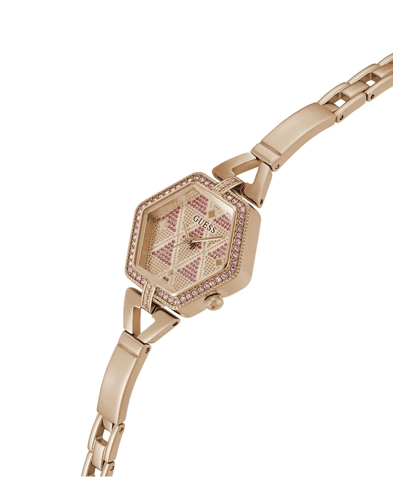Women's Analog Rose Gold-Tone Steel Watch 28mm