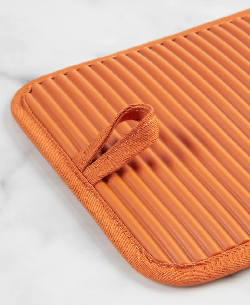KitchenAid Ribbed Soft Silicone Pot Holder 2-Pack Set, 7" x 9"