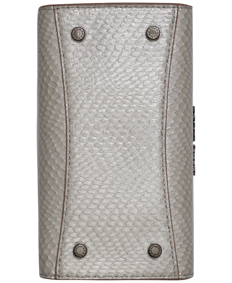 Donna Karan New York Hewlett Leather Top Handle Buckle Crossbody