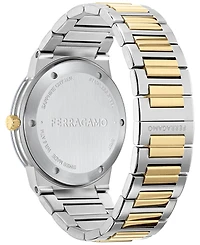 Salvatore Ferragamo Men's Swiss Two-Tone Stainless Steel Bracelet Watch 41mm