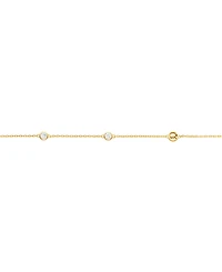 Michael Kors Gold-Tone or Silver-Tone Sterling Silver Station Necklace