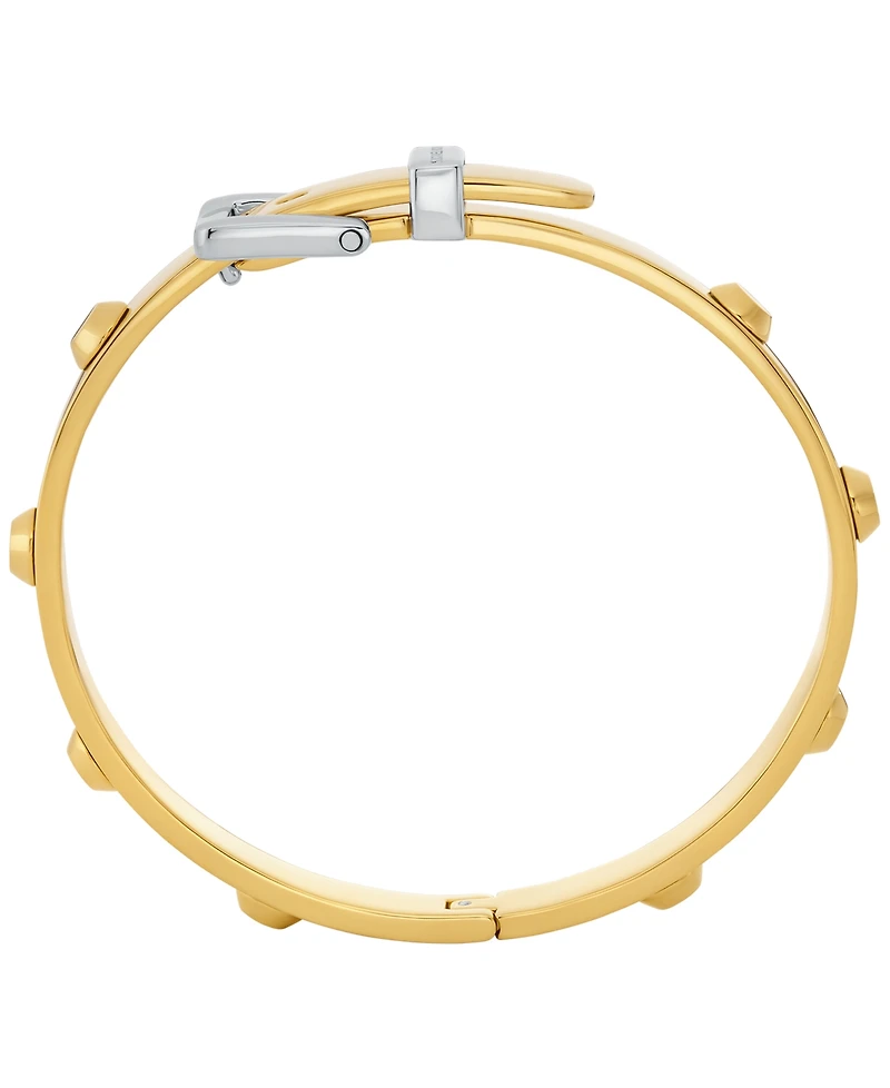 Michael Kors Two-Tone Colby Buckle Bangle Bracelet