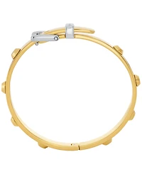 Michael Kors Two-Tone Colby Buckle Bangle Bracelet