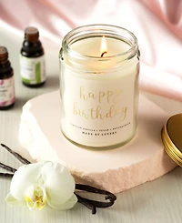 Lovery 3-Pc. Happy Birthday Soy Candle & Halo Necklace Gift Set