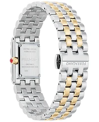 Salvatore Ferragamo Women's Swiss Two-Tone Stainless Steel Bracelet Watch 19x30mm