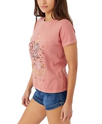 O'Neill Juniors' Cotton Traveler Graphic Short-Sleeve T-Shirt
