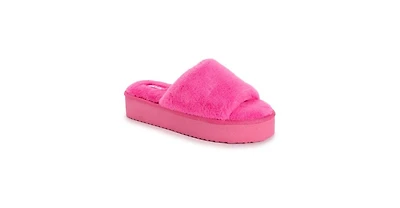 Muk Luks Women's Platform Slide Slipper