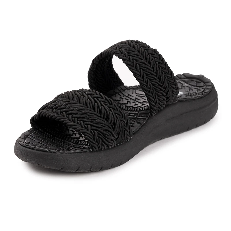 Muk Luks Women's Stella 2 Strap Slide Sandal