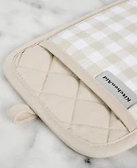 KitchenAid Gingham Pot Holder 2-Pack Set, 7" x 10"