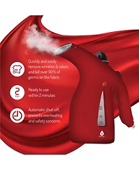 Pursonic 300ml Handheld Fabric Fast 2 Minute Heat-up Powerful Travel Clothes Garment Steamer.