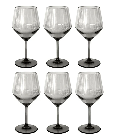 Abode Homewares Angle Goblets 23 oz, Set of 6