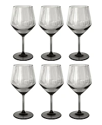 Abode Homewares Angle Goblets 23 oz, Set of 6
