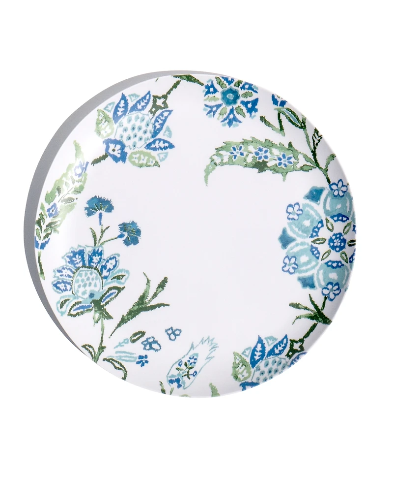 Abode Homewares Hana Ikat 10.5" Dinner Plates, Set of 6, Service for 6