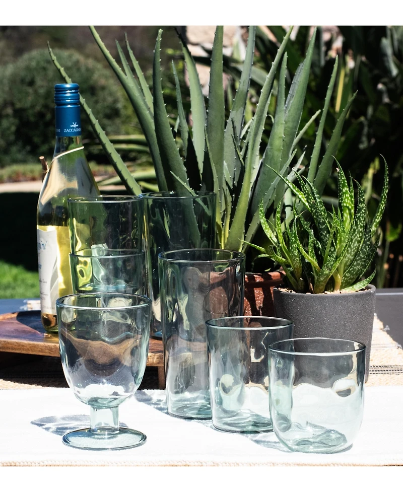 Abode Homewares Rustic Jumbo Glasses, Set of 6