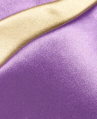 Tayion Collection Men's Purple & Gold Solid Tie