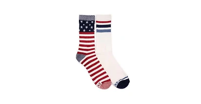 Muk Luks Men's 2 Pack Crew Socks