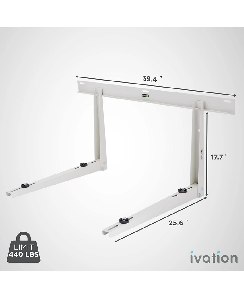 Ivation Outdoor Split Air Conditioner Bracket, Universal Ac Support Bracket