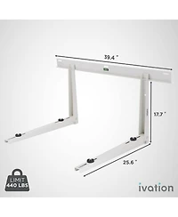 Ivation Outdoor Split Air Conditioner Bracket, Universal Ac Support Bracket