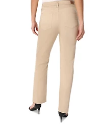 Jones New York Women's Lexington Mid Rise Straight Leg Denim Jeans