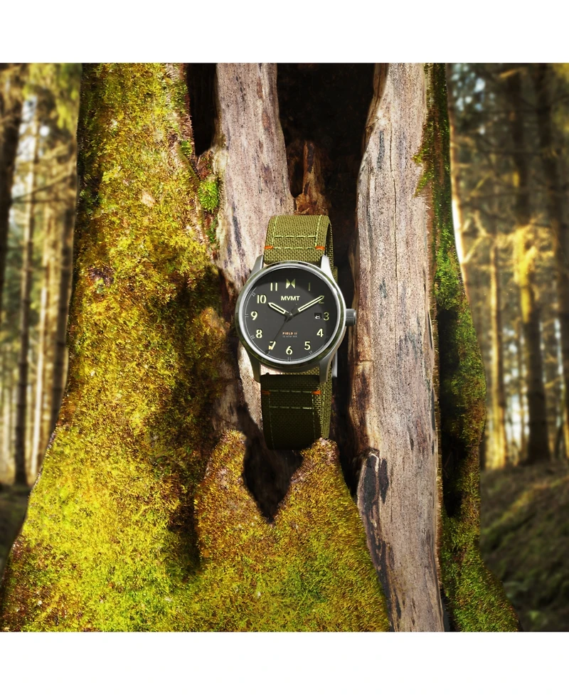 Mvmt Field Ii Men's Green Nylon Watch 41mm
