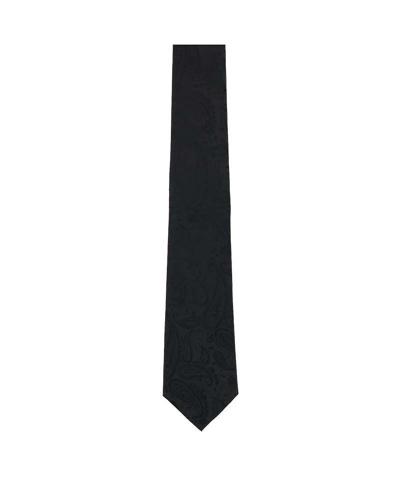 Trafalgar Men's Banbury Tone on Paisley Silk Necktie