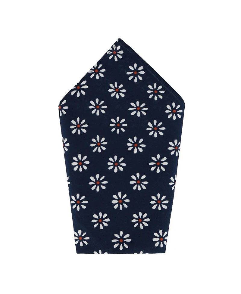 Trafalgar Men's Mary's Rose Daisy Cotton Handkerchief (Single)
