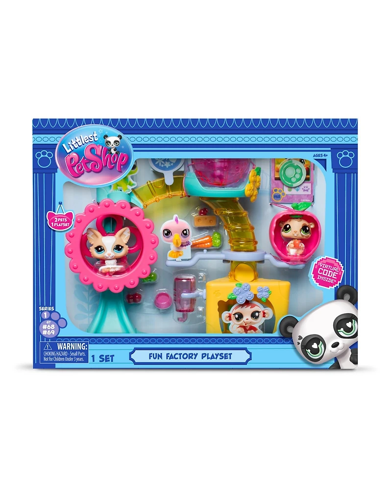 Littlest Pet Shop Fun Factory Playground Playset