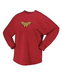 Women's Red Wonder Woman Original Long Sleeve T-shirt