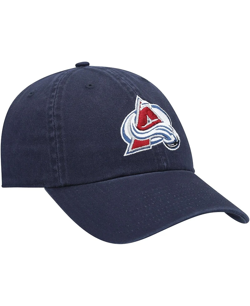 Men's '47 Brand Navy Colorado Avalanche Team Clean Up Adjustable Hat