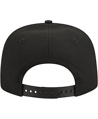 Men's New Era Black Charlotte Fc Script Golfer Adjustable Hat