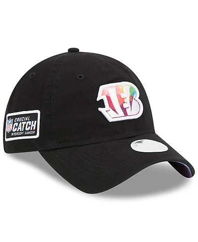 Women's New Era Black Cincinnati Bengals 2023 Nfl Crucial Catch 9TWENTY Adjustable Hat