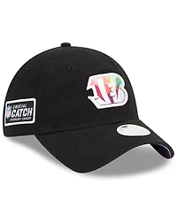 Women's New Era Black Cincinnati Bengals 2023 Nfl Crucial Catch 9TWENTY Adjustable Hat