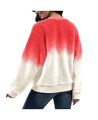 Women's G-iii 4Her by Carl Banks Pink Nascar Merchandise Double Score Sherpa Sweatshirt
