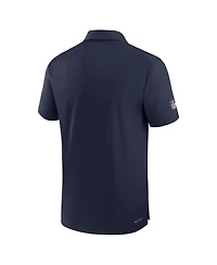 Men's Nike Navy New England Patriots Sideline Coaches Dri-fit Polo Shirt