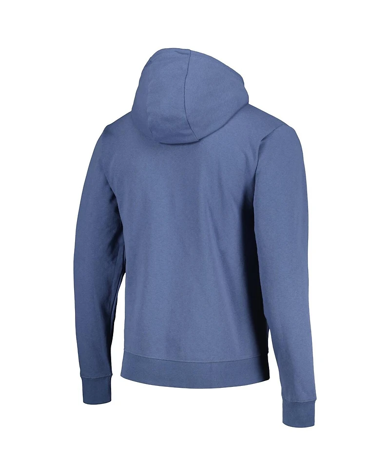 Men's League Collegiate Wear Blue Distressed Ucla Bruins Bendy Arch Essential Pullover Hoodie