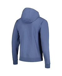Men's League Collegiate Wear Blue Distressed Ucla Bruins Bendy Arch Essential Pullover Hoodie