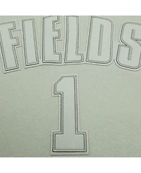 Men's Pro Standard Justin Fields Moss Chicago Bears Player Name and Number Pullover Hoodie